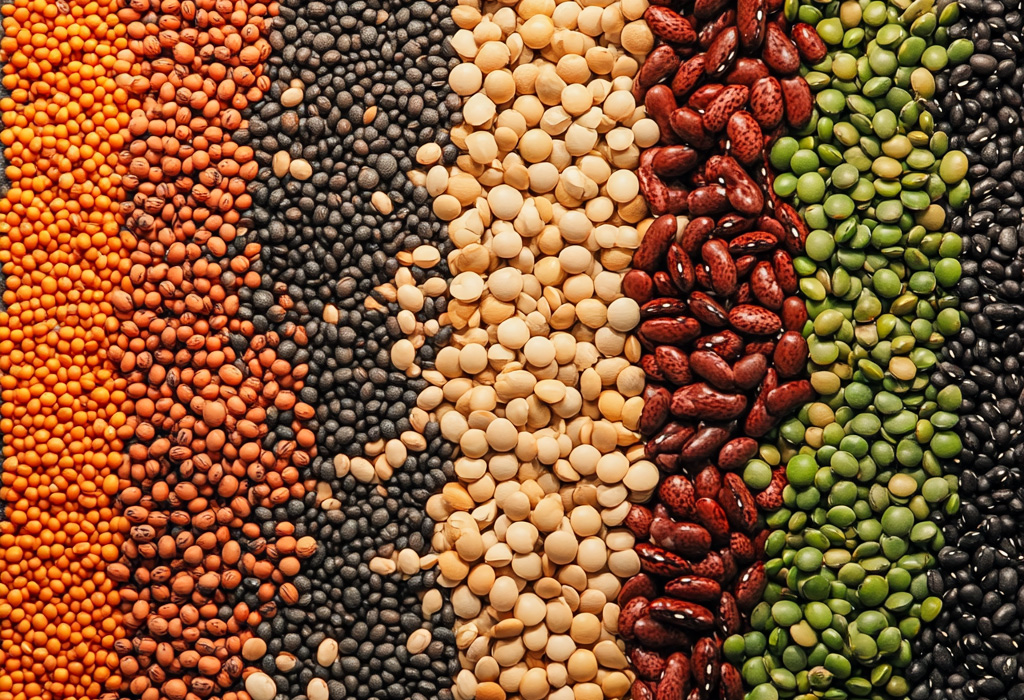 大豆、绿豆、红小豆豌豆等